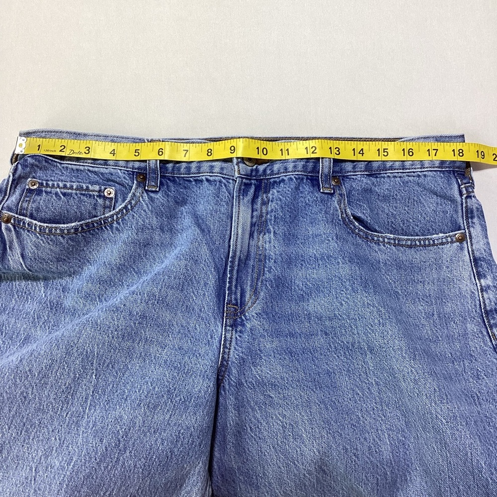 Abercrombie & Fitch Low-Rise Ultra Loose Light Blue Denim Jeans - Picture 8 of 13